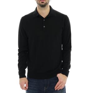 POLO IN MAGLIA +39MASQ NERO